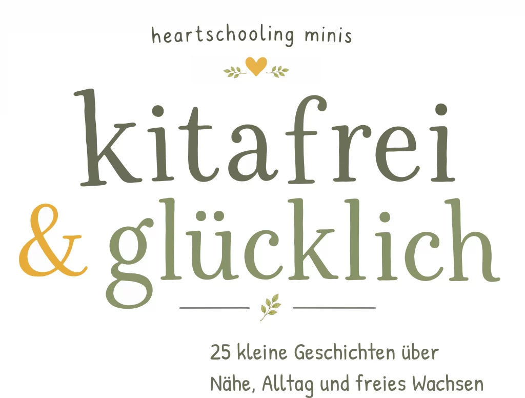 kitafrei und gluecklich Schriftzug